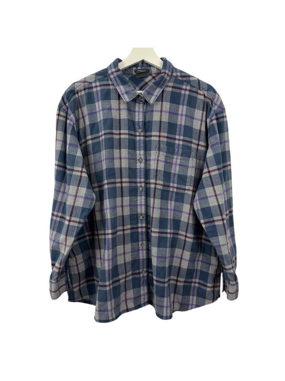 Eddie Bauer Women’s Plaid Button Down Long Sleeve Shirt Size 2XL - Picture 1 of 5